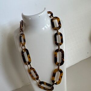 Saks Fifth Avenue Tortoise Shell Necklace